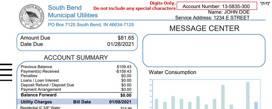 You can find your account number on your bill as shown on your bill as shown. 